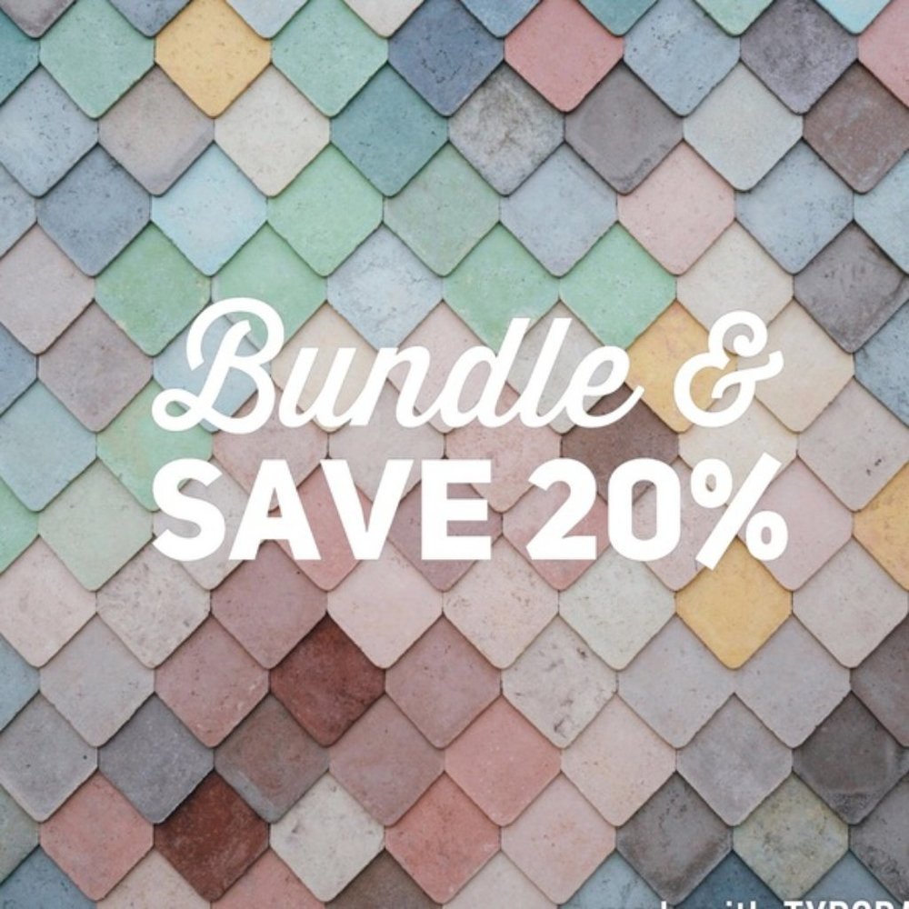 Save 20% on Bundles of 3 or More!!